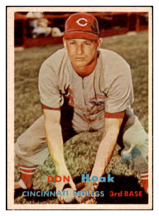 1957 Topps Baseball #274 Don Hoak Reds EX-MT 497474