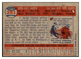 1957 Topps Baseball #281 Gail Harris Giants NR-MT 497477