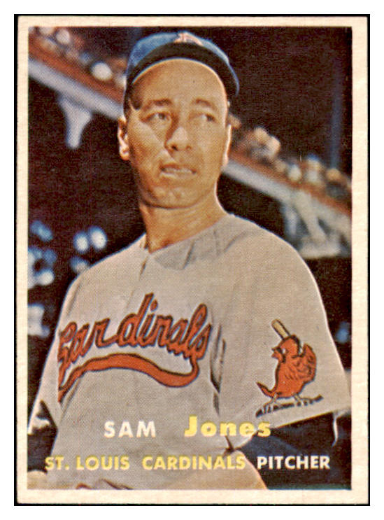 1957 Topps Baseball #287 Sam Jones Cardinals NR-MT 497479