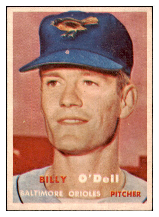 1957 Topps Baseball #316 Billy O'Dell Orioles EX-MT 497491