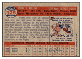 1957 Topps Baseball #325 Frank Bolling Tigers NR-MT 497494