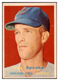 1957 Topps Baseball #339 Bob Speake Cubs NR-MT 497499