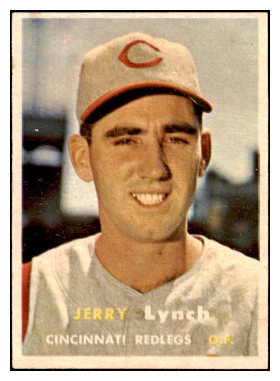 1957 Topps Baseball #358 Jerry Lynch Reds NR-MT 497510