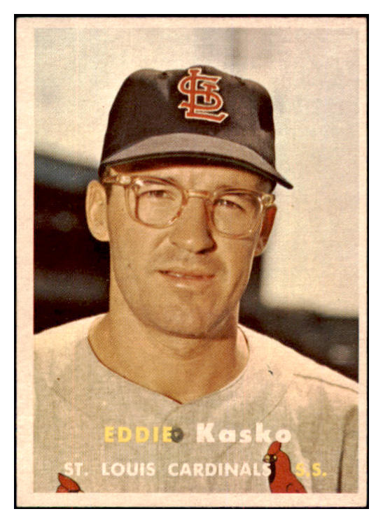 1957 Topps Baseball #363 Eddie Kasko Cardinals NR-MT 497514
