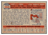 1957 Topps Baseball #366 Ken Lehman Dodgers EX-MT 497516