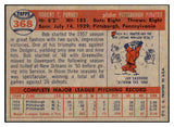 1957 Topps Baseball #368 Bob Purkey Pirates NR-MT 497518