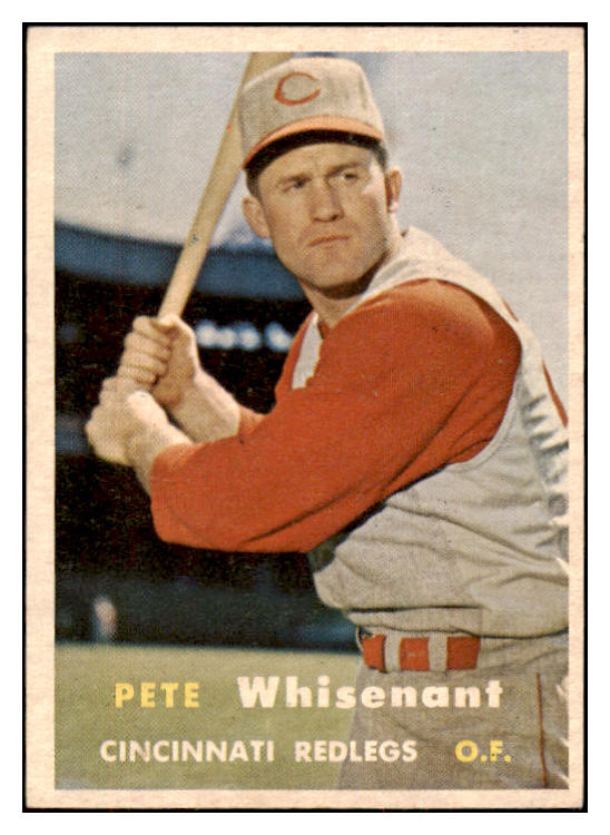 1957 Topps Baseball #373 Pete Whisenant Reds EX-MT 497520