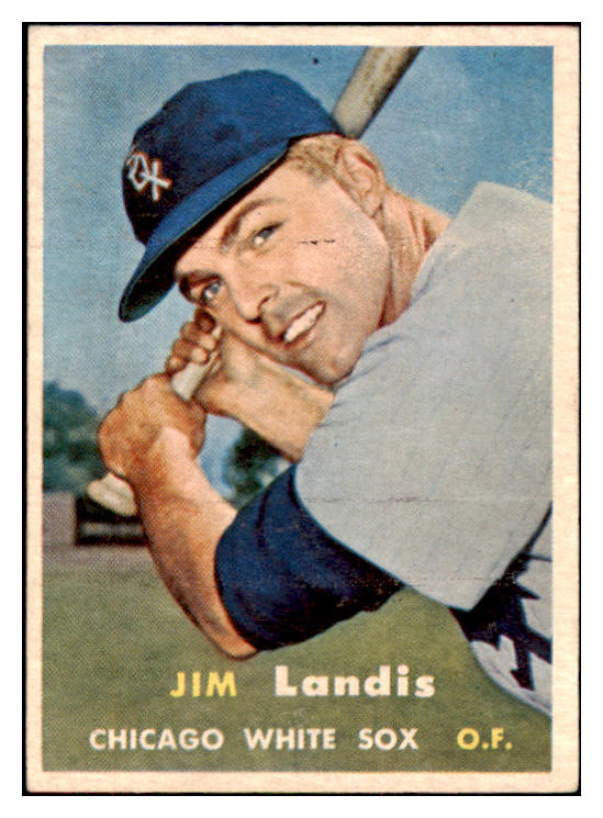 1957 Topps Baseball #375 Jim Landis White Sox EX-MT 497521