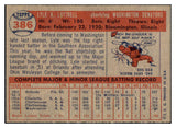 1957 Topps Baseball #386 Lyle Luttrell Senators NR-MT 497532