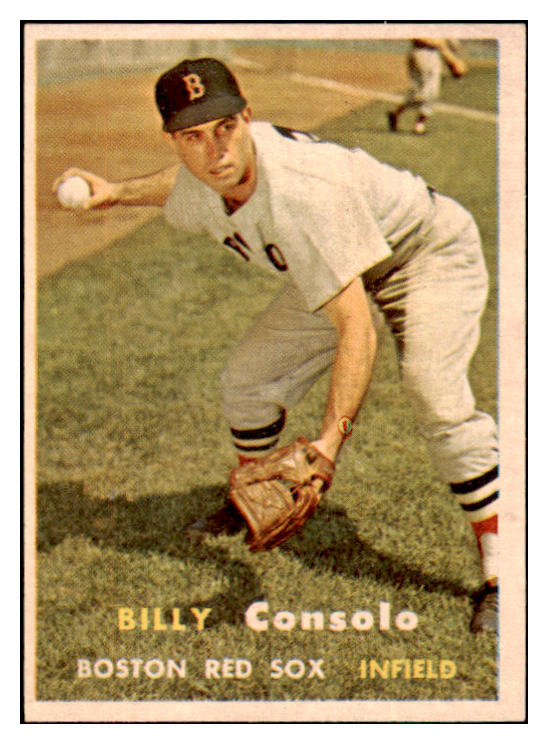 1957 Topps Baseball #399 Billy Consolo Red Sox EX-MT 497543