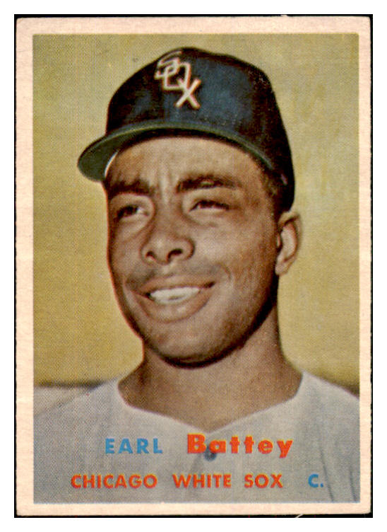 1957 Topps Baseball #401 Earl Battey White Sox EX-MT 497544