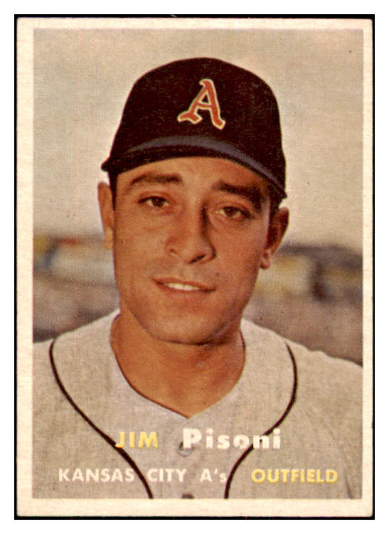 1957 Topps Baseball #402 Jim Pisoni A's NR-MT 497545