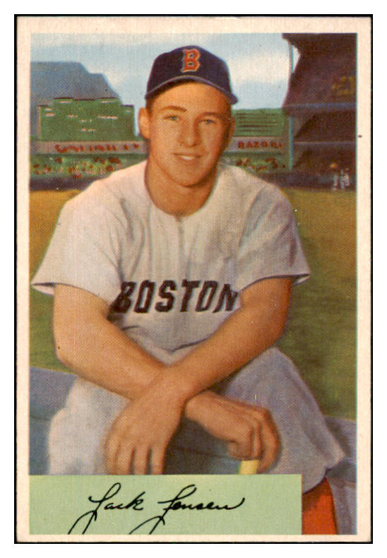 1954 Bowman Baseball #002 Jackie Jensen Red Sox EX-MT 497549