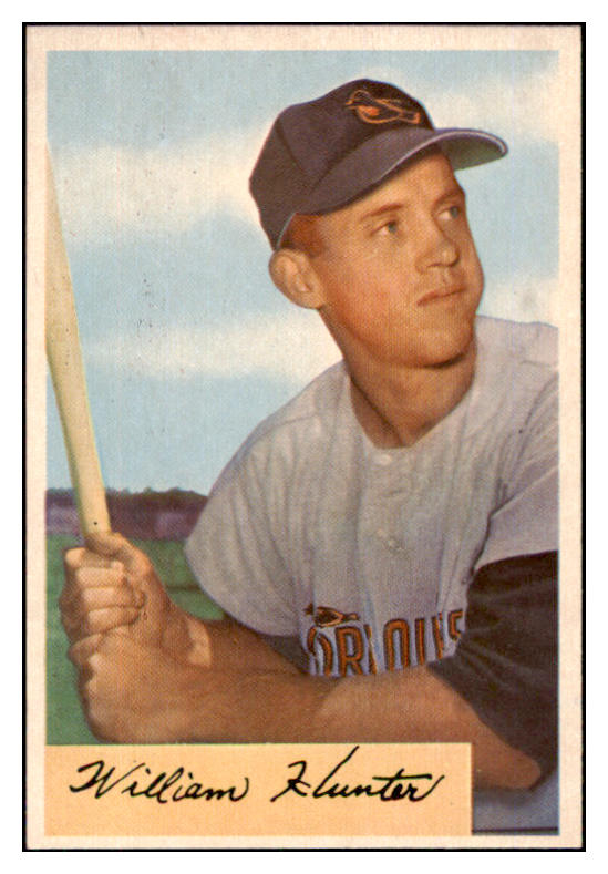 1954 Bowman Baseball #005 Billy Hunter Orioles NR-MT 497552
