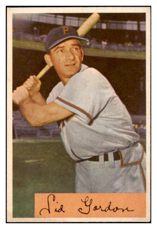 1954 Bowman Baseball #011 Sid Gordon Pirates NR-MT 497557