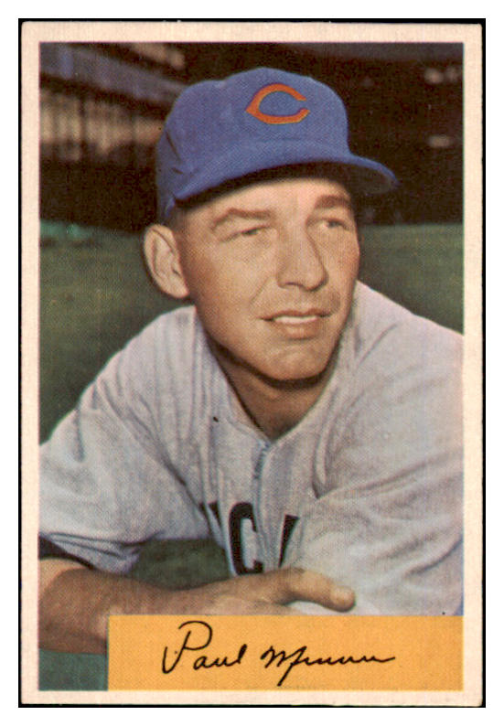 1954 Bowman Baseball #013 Paul Minner Cubs NR-MT 497560