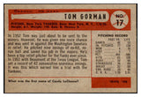 1954 Bowman Baseball #017 Tom Gorman Yankees NR-MT 497563