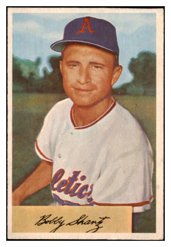 1954 Bowman Baseball #019 Bobby Shantz A's EX-MT 497565