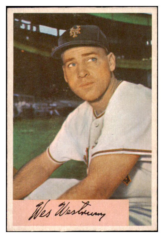 1954 Bowman Baseball #025 Wes Westrum Giants NR-MT 497573