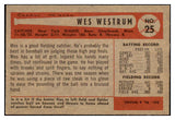 1954 Bowman Baseball #025 Wes Westrum Giants NR-MT 497573