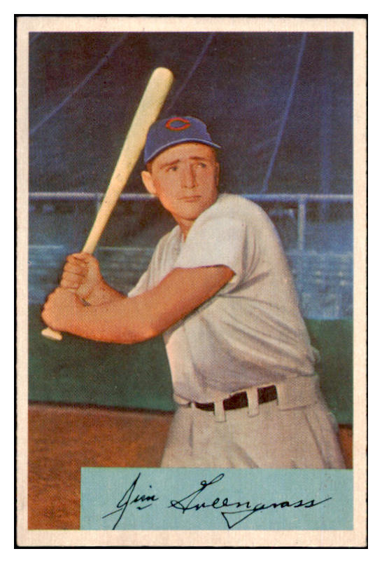 1954 Bowman Baseball #028 Jim Greengrass Reds NR-MT 497578