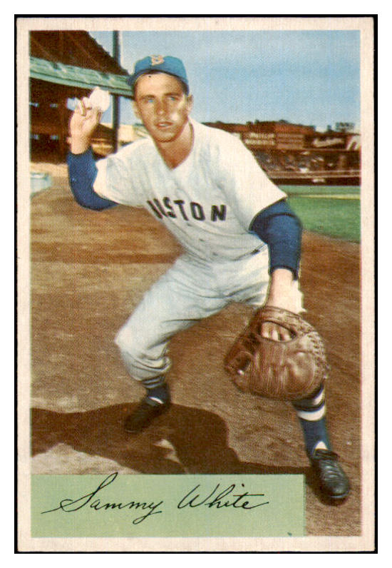 1954 Bowman Baseball #034 Sammy White Red Sox NR-MT 497585