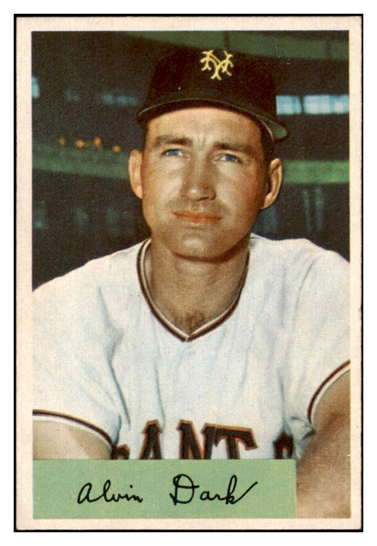 1954 Bowman Baseball #041 Alvin Dark Giants NR-MT 497593