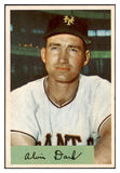 1954 Bowman Baseball #041 Alvin Dark Giants NR-MT 497593