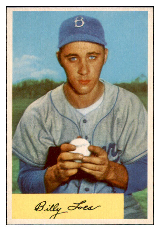 1954 Bowman Baseball #042 Billy Loes Dodgers NR-MT 497595