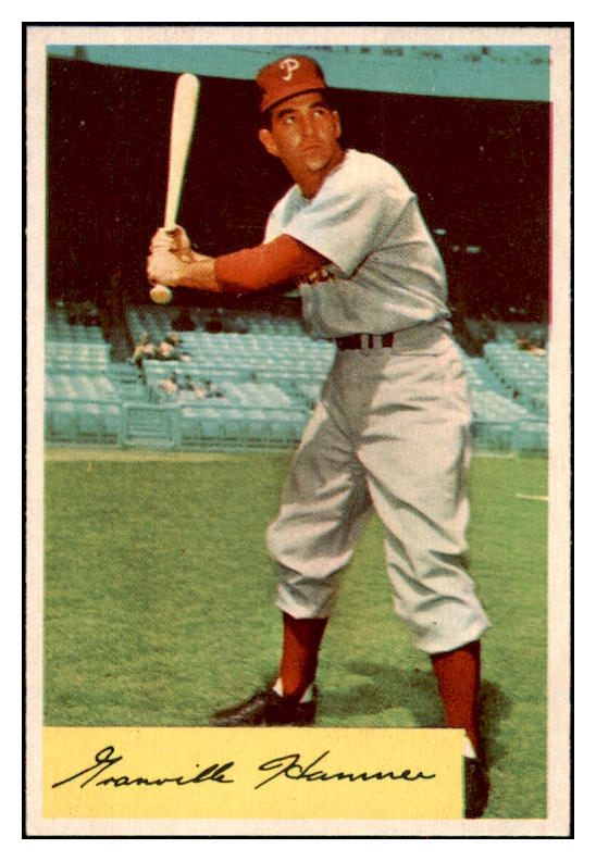 1954 Bowman Baseball #047 Granny Hamner Phillies NR-MT 497602