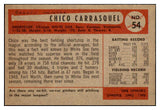 1954 Bowman Baseball #054 Chico Carrasquel White Sox NR-MT 497610