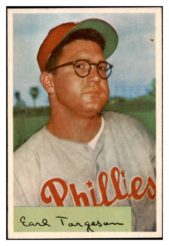 1954 Bowman Baseball #063 Earl Torgeson Phillies NR-MT 497618