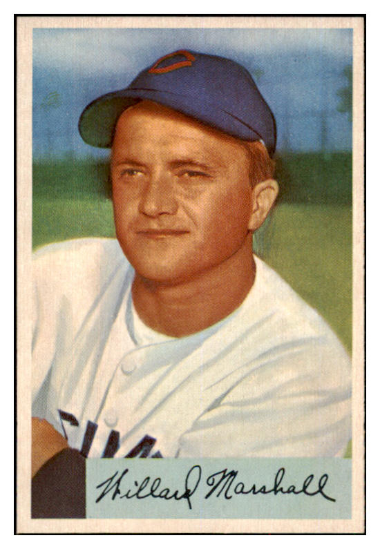1954 Bowman Baseball #070 Willard Marshall Reds NR-MT 497626