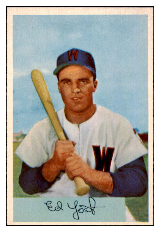 1954 Bowman Baseball #072 Eddie Yost Senators NR-MT 497628