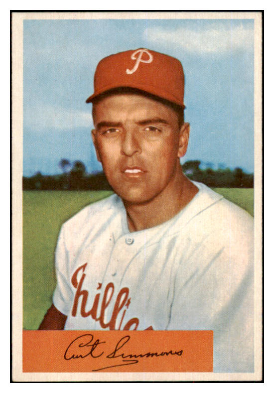 1954 Bowman Baseball #079 Curt Simmons Phillies NR-MT 497635