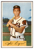 1954 Bowman Baseball #080 Johnny Logan Braves NR-MT 497636