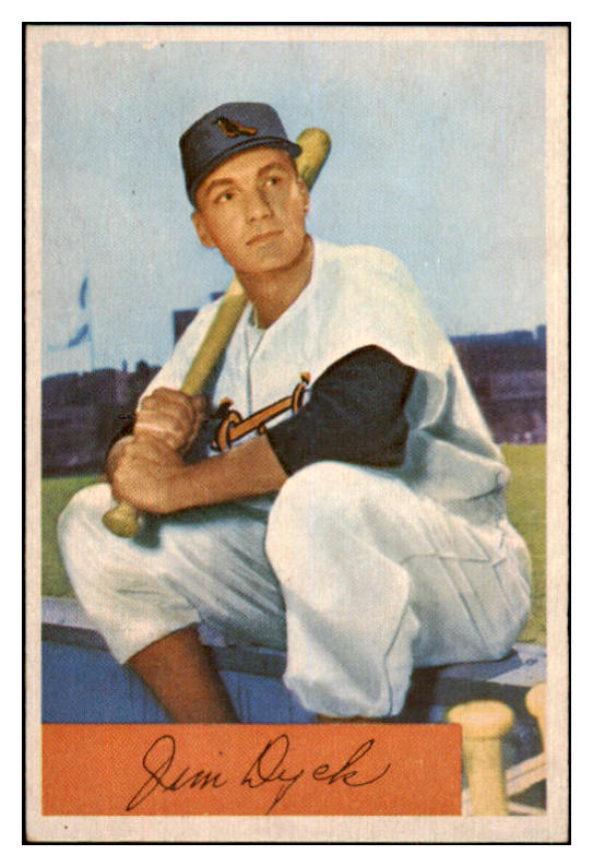1954 Bowman Baseball #085 Jim Dyck Orioles NR-MT 497643
