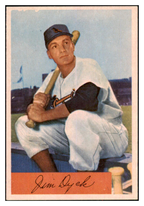 1954 Bowman Baseball #085 Jim Dyck Orioles NR-MT 497644