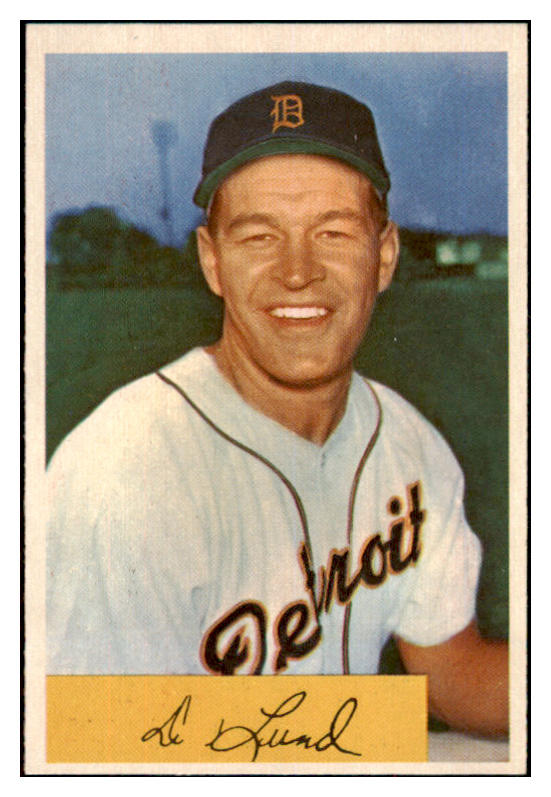 1954 Bowman Baseball #087 Don Lund Tigers NR-MT 497646