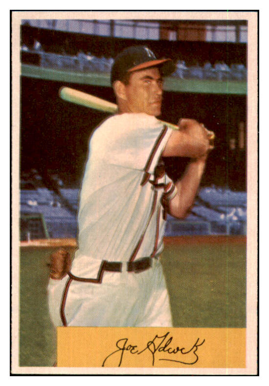 1954 Bowman Baseball #096 Joe Adcock Braves NR-MT 497654