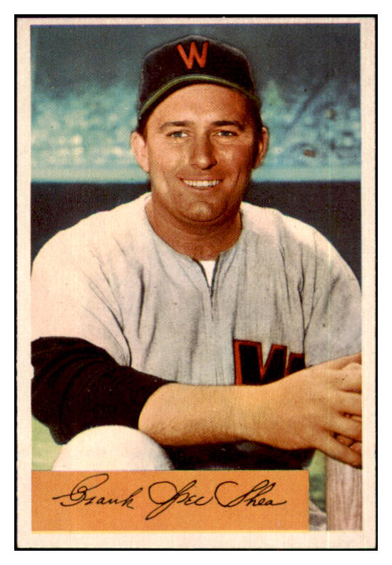 1954 Bowman Baseball #104 Frank Shea Senators NR-MT 497663