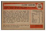 1954 Bowman Baseball #106 Clem Labine Dodgers NR-MT 497666