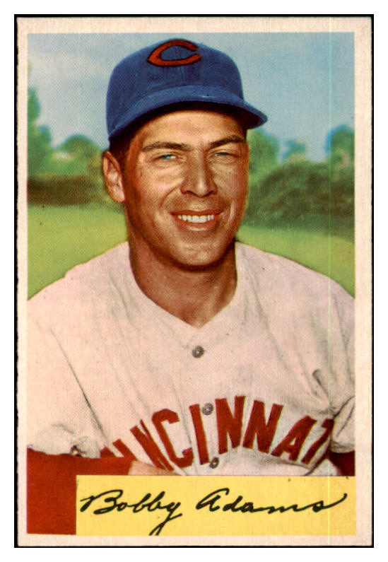 1954 Bowman Baseball #108 Bobby Adams Reds NR-MT 497668