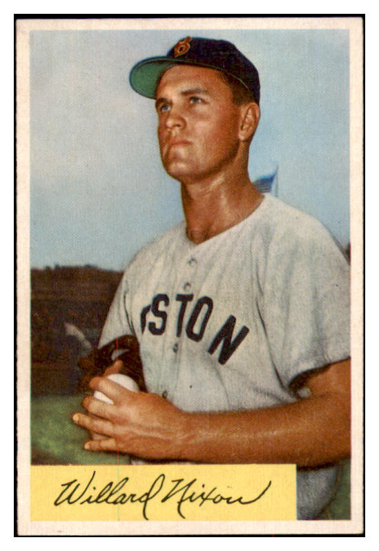 1954 Bowman Baseball #114 Willard Nixon Red Sox NR-MT 497674