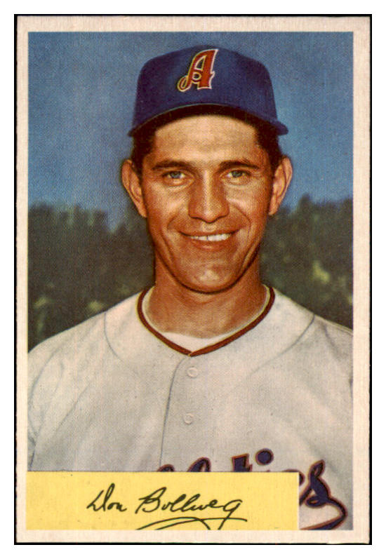 1954 Bowman Baseball #115 Don Bollweg A's NR-MT 497675