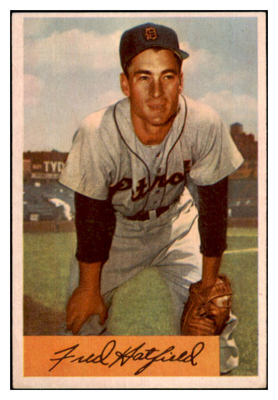 1954 Bowman Baseball #119 Fred Hatfield Tigers EX-MT 497679