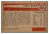 1954 Bowman Baseball #164 Early Wynn Indians NR-MT 497729