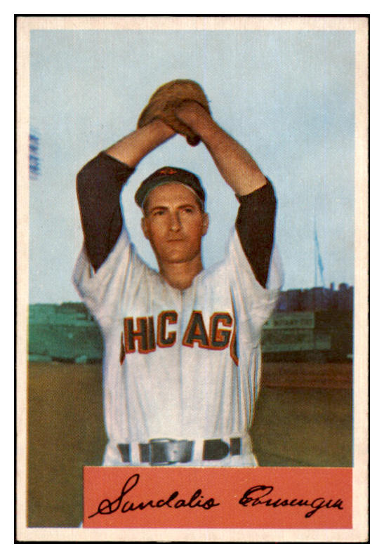 1954 Bowman Baseball #166 Sandy Consuegra White Sox EX-MT 497731