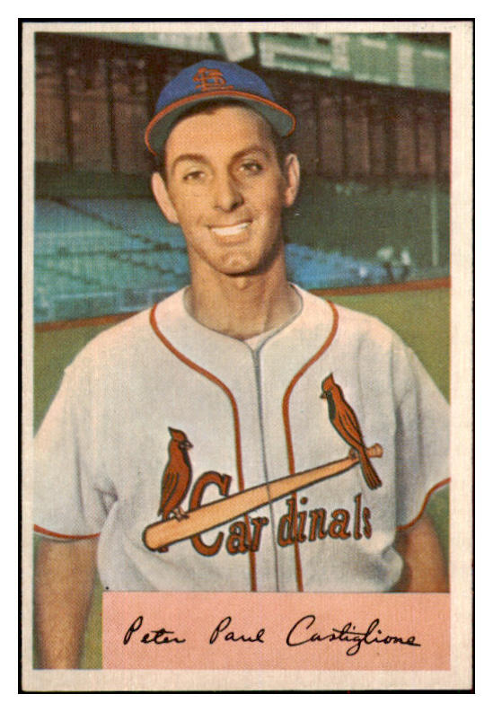 1954 Bowman Baseball #174 Pete Castiglione Cardinals NR-MT 497738