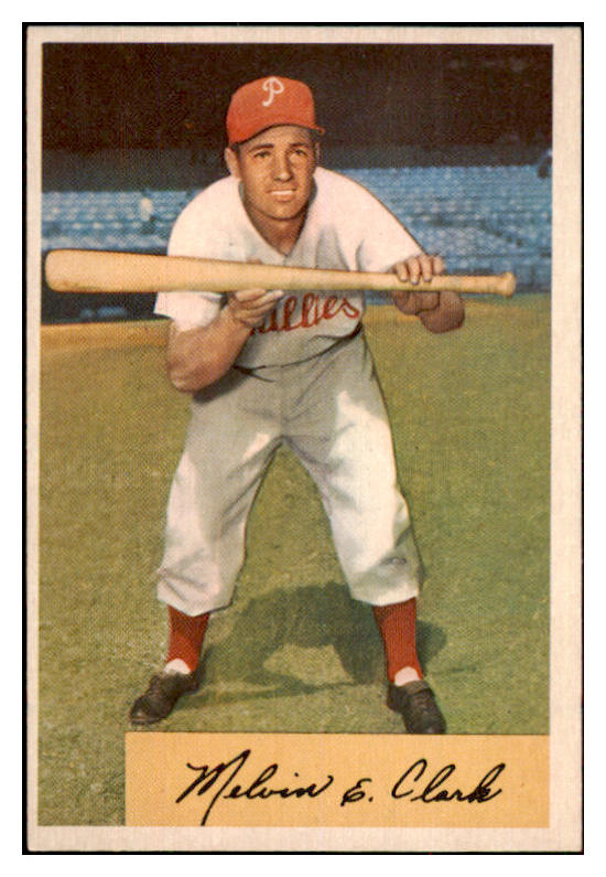 1954 Bowman Baseball #175 Mel Clark Phillies NR-MT 497740
